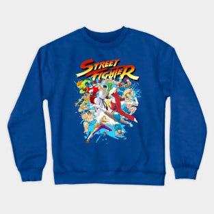 World Warrior Street Fighters Crewneck Sweatshirt